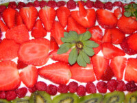 Maasika-toorjuustu tort